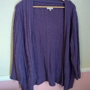 Croft & Barrow women's size XL purple sweater
